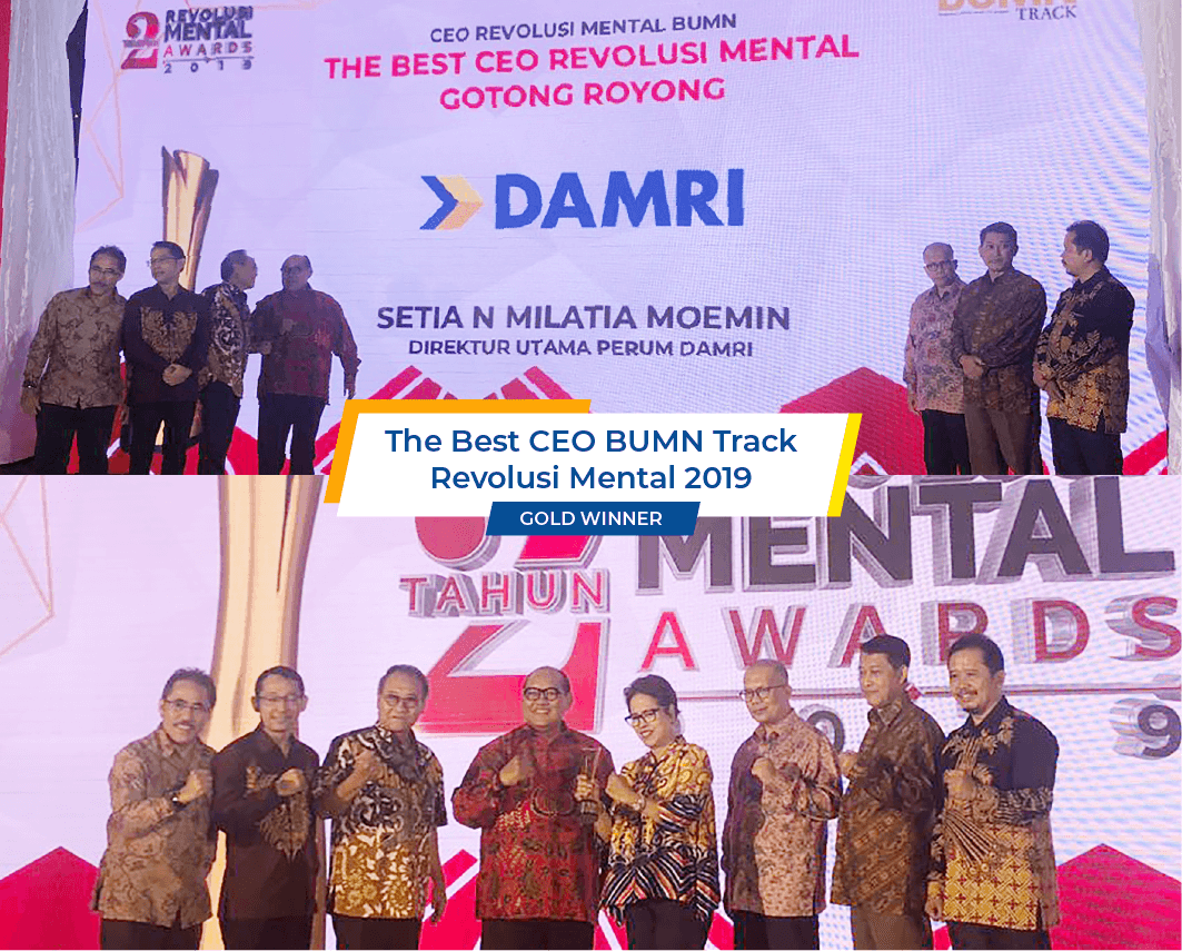 Gold Winner & The Best CEO BUMN Track Revolusi Mental 2019